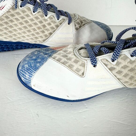 Adidas Men's Mat Wizard Hype Wresting Shoes Size 7.5 Martial Arts MMA Boxing - Picture 9 of 11